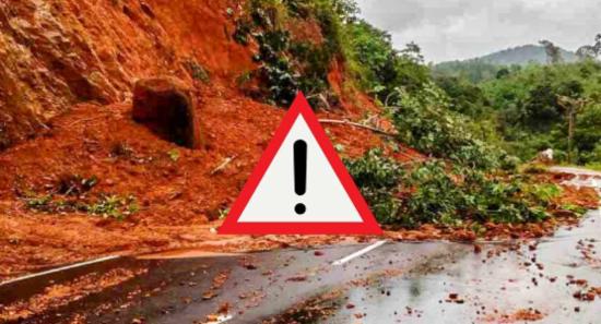 දිස්ත්‍රික්ක 4ක නායයෑම් පිළිබඳ රතු නිවේදන තවදුරටත්